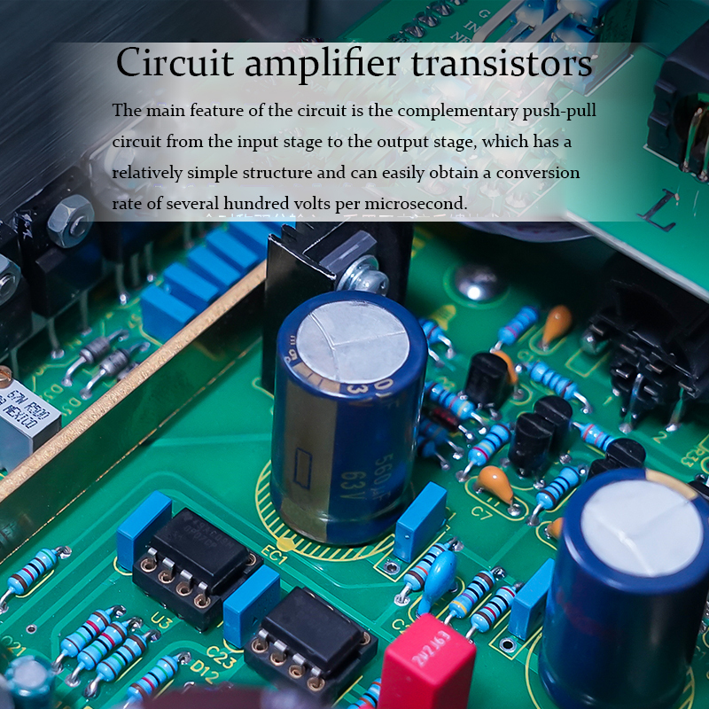 Finished Reprint Burmester 933 Circuit classic class AB HIFI stereo 120W+120W pure post amplifier
