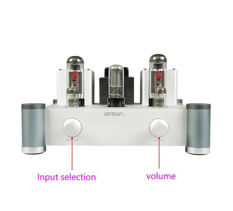 A20 EL34 Class A Tube Power Amplifier 10W*2 300B Stereo Sound All Aluminum HiFi Amp Home Theater