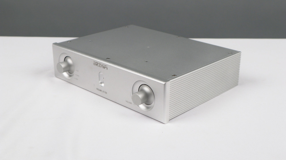 2606A Full aluminum preamp chassis Power amp box /DIY case for JC-2 Silver black 261 x62x190 mm