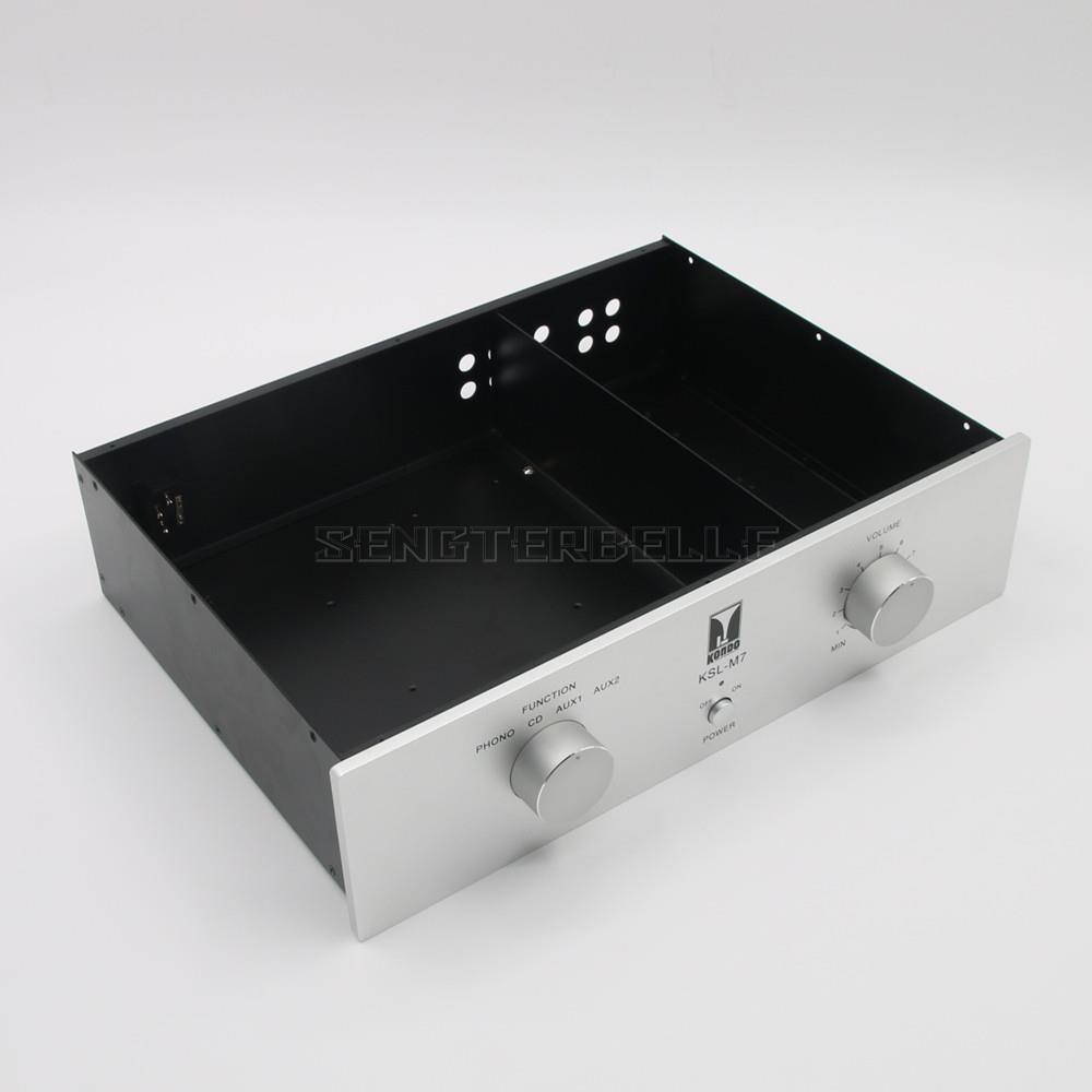 Tube Preamplifier Chassis For M7 Preamp Case Steel Box 430*110*310MM