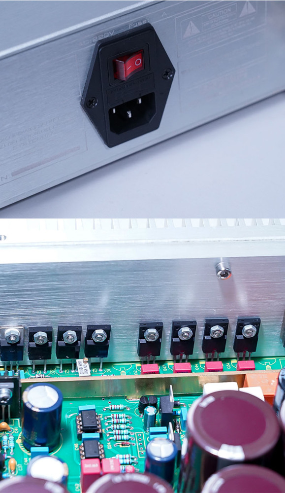 Finished Reprint Burmester 933 Circuit classic class AB HIFI stereo 120W+120W pure post amplifier