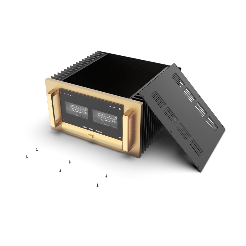 A65 all-Aluminum Audio Amplifier Chassis HiFi Class A Power Amp Large Case DIY Box ACCUPHASE A65 circuit can be installed