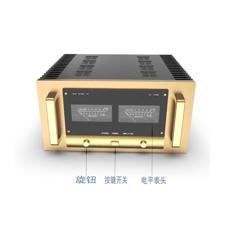 A65 all-Aluminum Audio Amplifier Chassis HiFi Class A Power Amp Large Case DIY Box ACCUPHASE A65 circuit can be installed