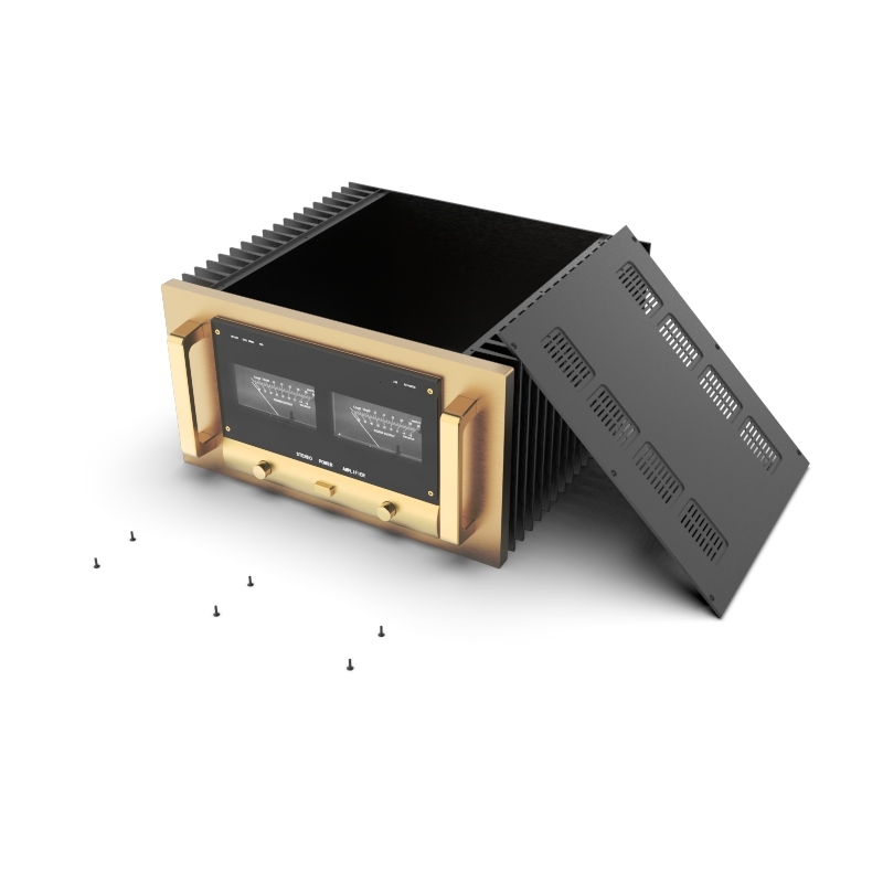 A65 all-Aluminum Audio Amplifier Chassis HiFi Class A Power Amp Large Case DIY Box ACCUPHASE A65 circuit can be installed