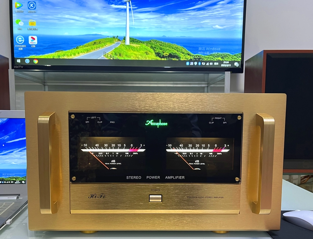 Reference C2860 Plus Hi-End HiFi VU Meter Preamplifier Home Audio