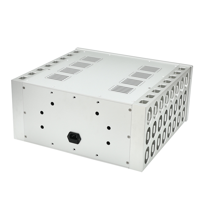 CJ-181 Deluxe aluminum Enclosure Class A Power Amplifier Chassis Big Case DIY Box For Audio Amp 438*200*410mm