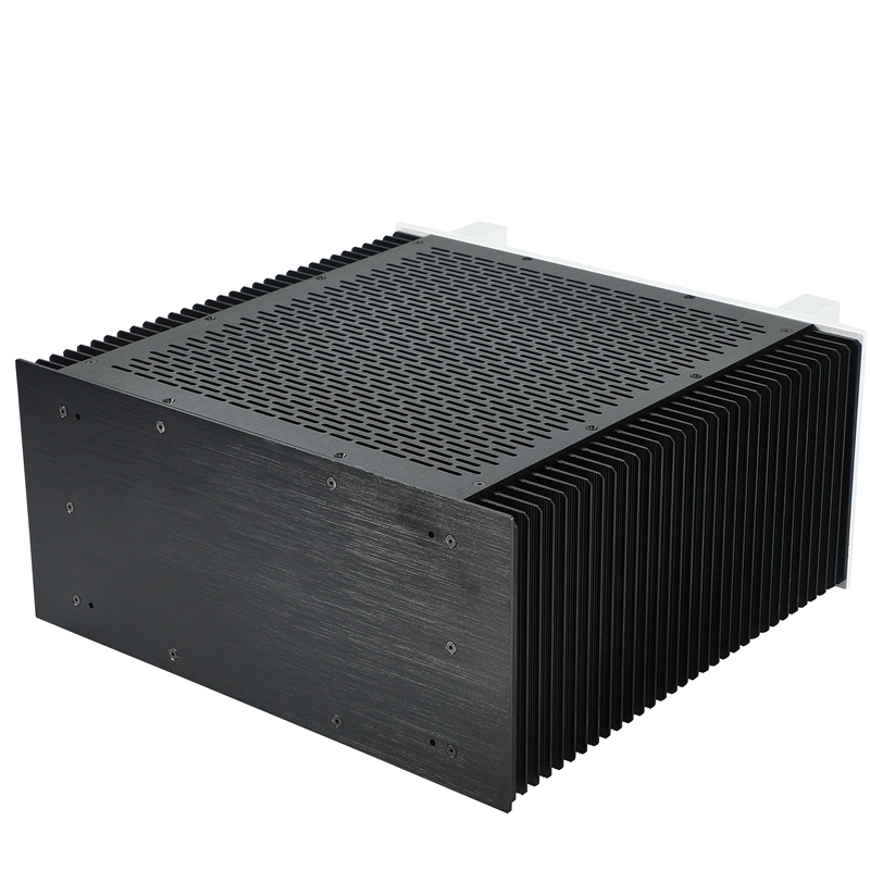 CJ-182 Deluxe aluminum Enclosure Class A Power Amplifier Chassis Big Case DIY Box For Audio Amp 415*200*430mm
