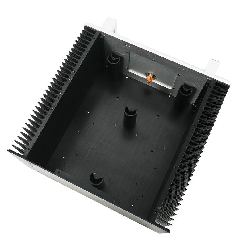 CJ-182 Deluxe aluminum Enclosure Class A Power Amplifier Chassis Big Case DIY Box For Audio Amp 415*200*430mm