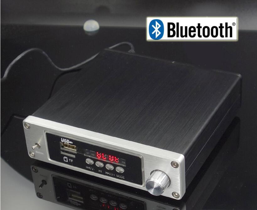 DP2 bluetooth 4.0 nondestructive player digital power amplifier support SD TF U disk 100W*2