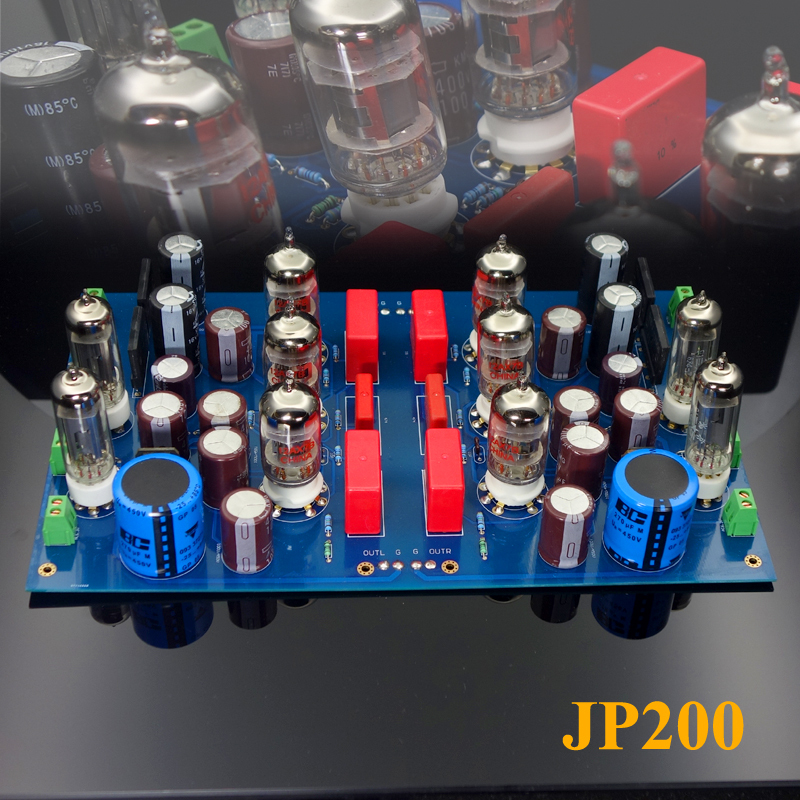 Silver Based On France JP200 Preamplifier Circuit HiFi Stereo ECC83 12AX7 Tube Preamp Audio New