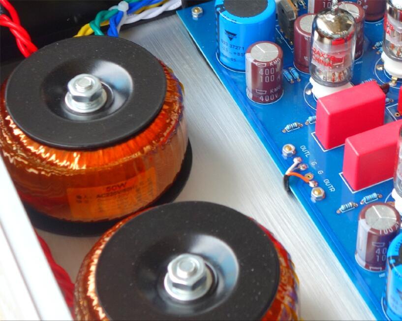 Silver Based On France JP200 Preamplifier Circuit HiFi Stereo ECC83 12AX7 Tube Preamp Audio New