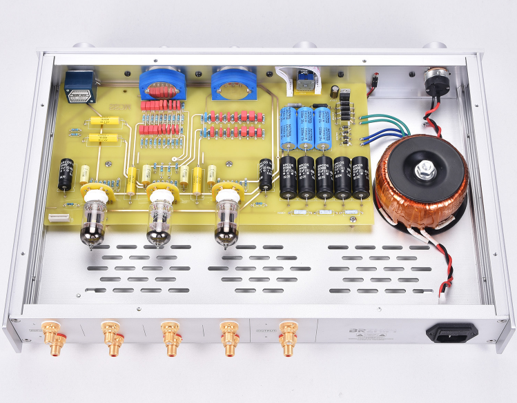 New Finished MC22 preamplifier HiFi ECC83 tube pre-amp With high and low tone adjustment
