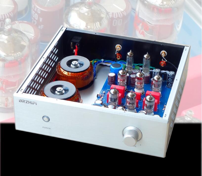 Silver Based On France JP200 Preamplifier Circuit HiFi Stereo ECC83 12AX7 Tube Preamp Audio New