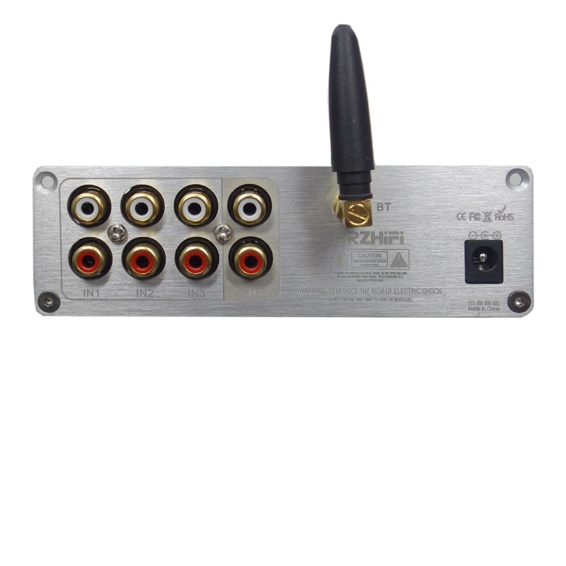F4 Multi Input Switch Preamplifier With High And Bass Adjustment Bluetooth 5.0 NJW1194 Full Remote Control