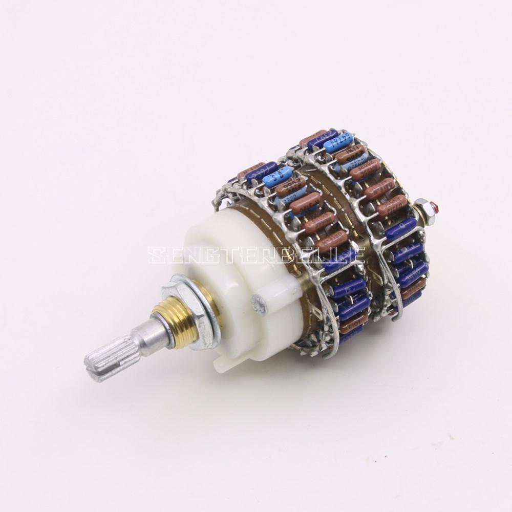4 × 24 Steps Ladder Type Volume Control Potentiometer 10K 50K 100K 250K Two-channel DALE Resistor Volume Control
