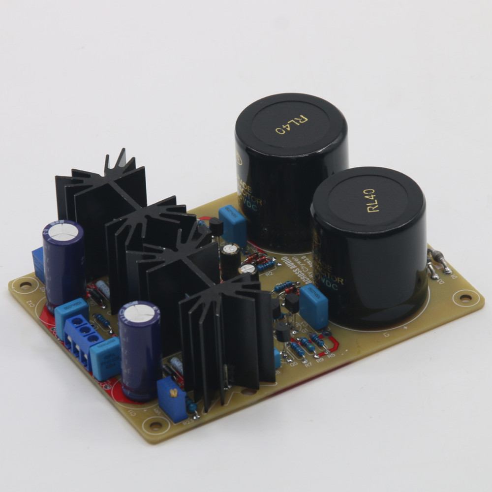 Based on Mark Levinson Circuit HiFi Audio Amplifier DC Dual Voltage Regulated Power Supply Board Kit DC+/-15V to +/- 32V