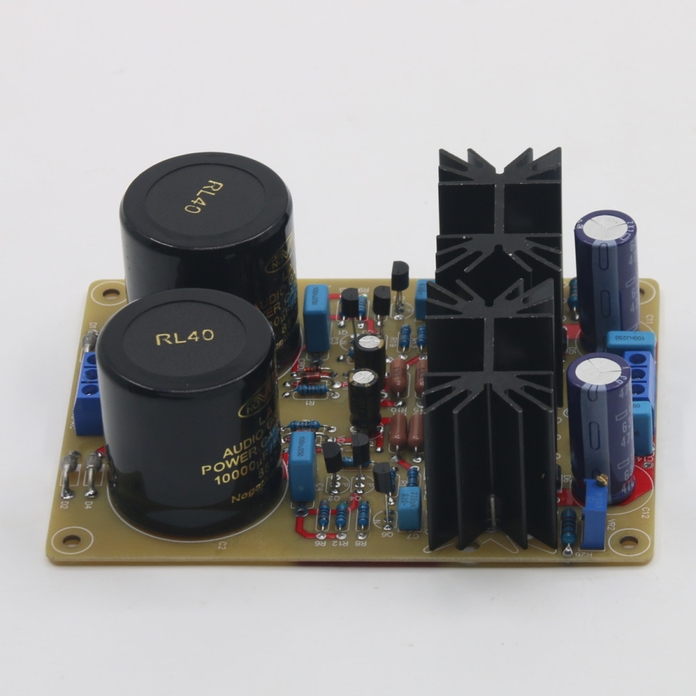 Based on Mark Levinson Circuit HiFi Audio Amplifier DC Dual Voltage Regulated Power Supply Board Kit DC+/-15V to +/- 32V