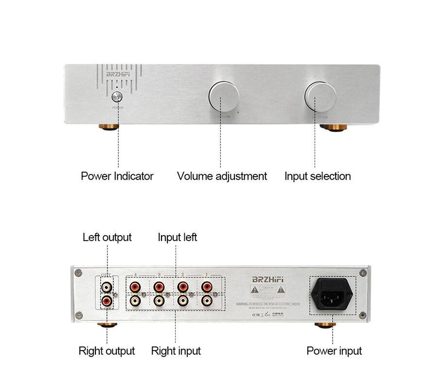 New Reference Mclnfosh MC2105 Circuit Audiophile Combined Power Preamp HIFI Preamplifier