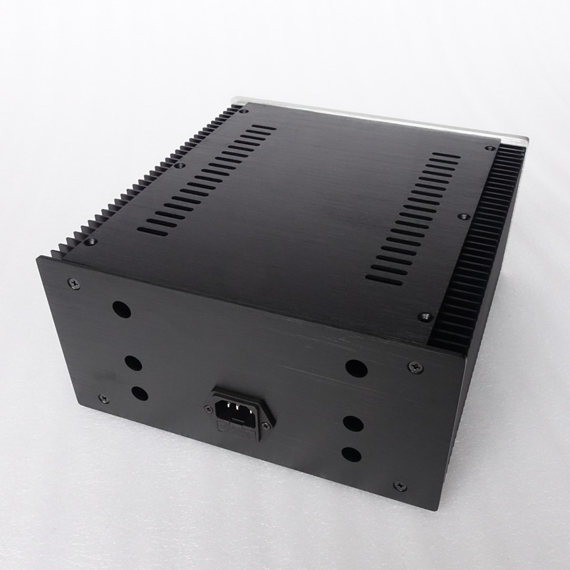 High quality full Aluminum power amplifier DIY Enclosure HIFI amp Chassis with volume knob 240*120*257mm