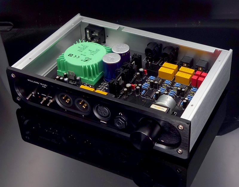 Finished E600 Fully Balanced Headphone Amplifier XLR Low distortion Headphone Amp New