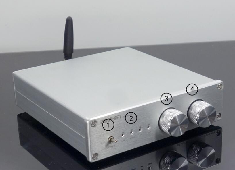 SU4A PCM5120 Digital Audio Decoder DAC Input USB Coaxial Optical Support 24Bit/192KHz DC12V Power Adapter
