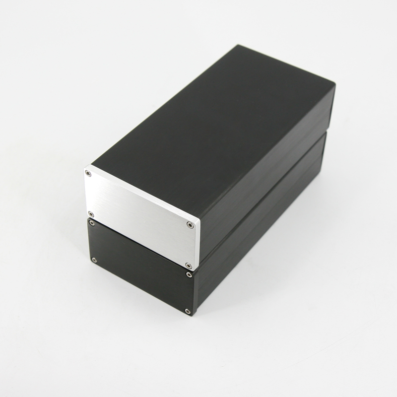 BZ1005 All Aluminum Amplifier Chassis Mini Preamp Case Linear Power Supply Box PSU Enclosure 102*50*208MM
