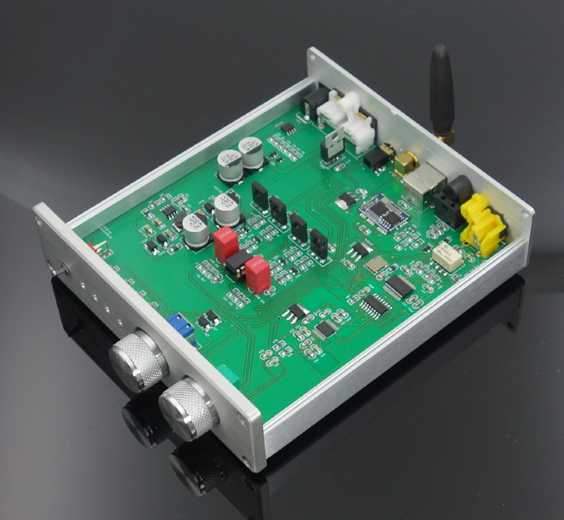 SU4A PCM5120 Digital Audio Decoder DAC Input USB Coaxial Optical Support 24Bit/192KHz DC12V Power Adapter