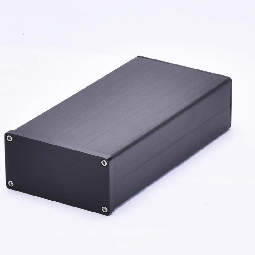 BZ1005 All Aluminum Amplifier Chassis Mini Preamp Case Linear Power Supply Box PSU Enclosure 102*50*208MM