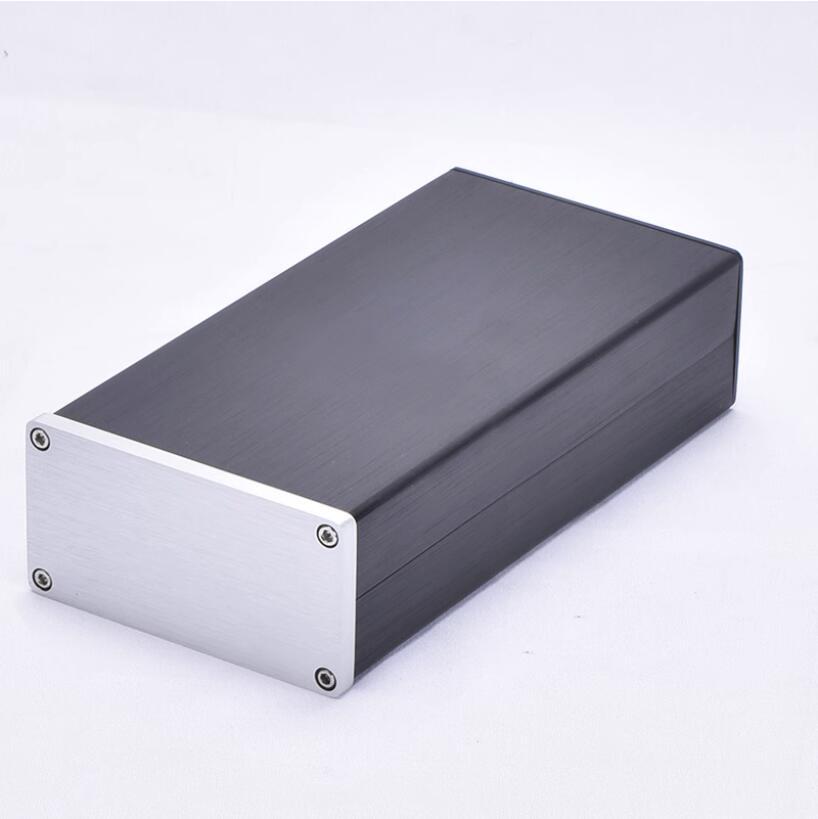 BZ1005 All Aluminum Amplifier Chassis Mini Preamp Case Linear Power Supply Box PSU Enclosure 102*50*208MM