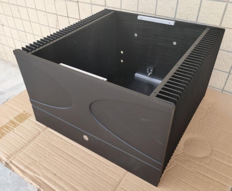 Big space full Aluminum Hi End Rear Class A Audio Power Amplifier Housing DIY chassis 430*250*415mm
