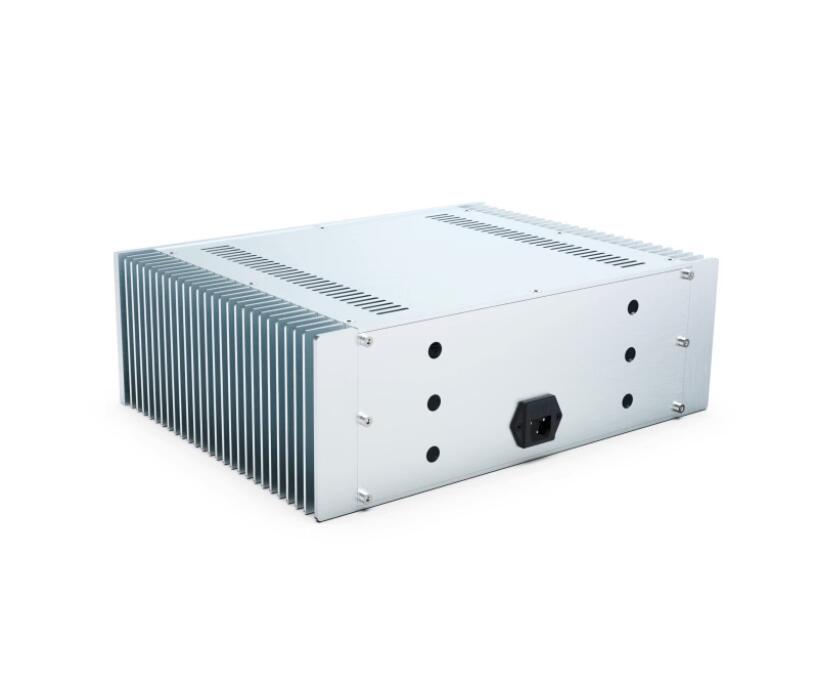 Full Aluminum Housing Amplifier Chassis Class A Amp Silver Case BZ3612A With heatsink