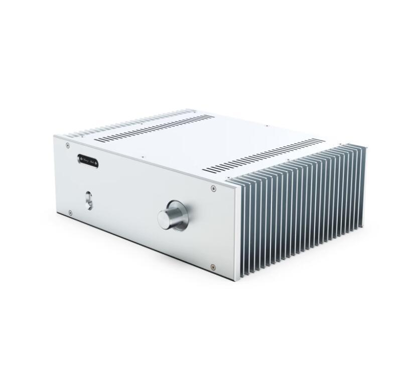 Full Aluminum Housing Amplifier Chassis Class A Amp Silver Case BZ3612A With heatsink