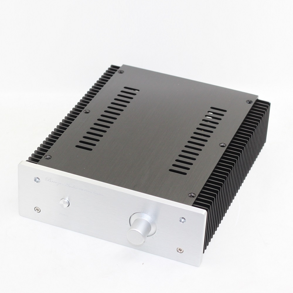 2107 All aluminum amplifier chassis / Class A hifi  amplifier case / AMP Enclosure / DIY box with heatsink ( 212*70*257mm)