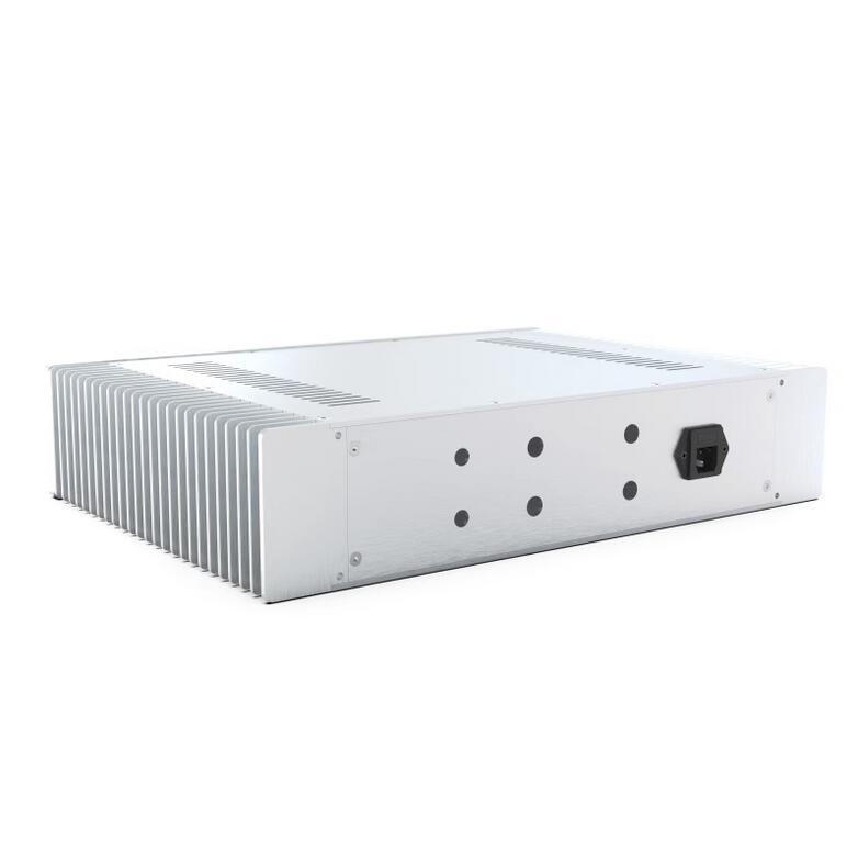 New SD4309B Silver All Aluminum Power Amplifier Chassis DIY Enclosure HiFi Preamp Case with heatsink