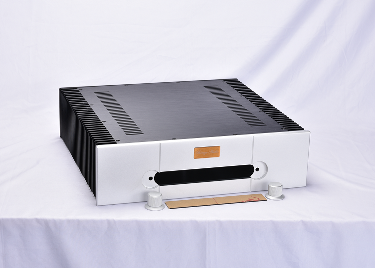 4312 Full aluminum DIY chassis power amplifier chassis class A enclosure PSU box side heatsink