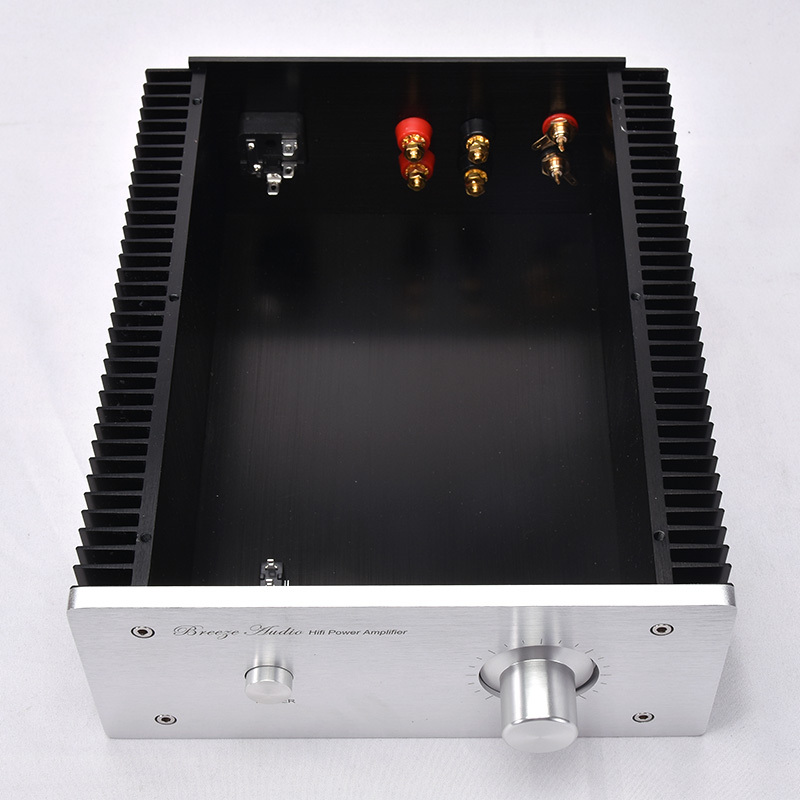 2109 Full aluminum power amplifier chassis preamplifier enclosure DAC box 212*90*257mm with RCA terminals