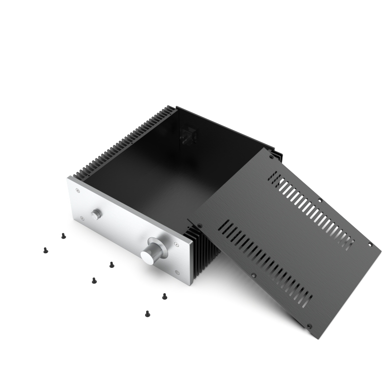 Full aluminum new version 2409 class A power amplifier chassis psu enclosure HIFI preamp box dac case 240*90*257mm