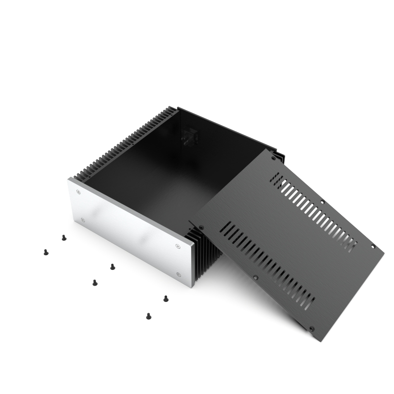 Full aluminum new version 2409L class A power amplifier chassis psu enclosure HIFI preamp box dac case 240*90*271mm