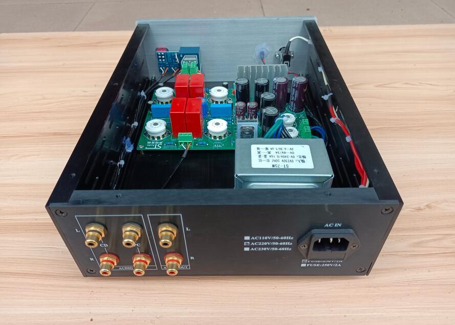 Reference Marantz7 Circuit hifi tube preamplifier with 6Z4 or 6X4 ECC83 tubes