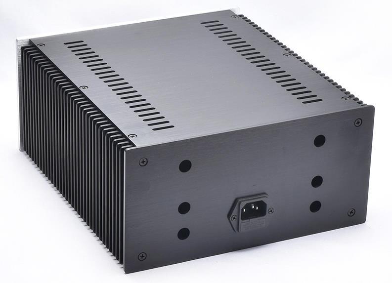 Full aluminum DIY 2412B power amplifier chassis class A enclosure for 1969,PASS AM,QUAD405 board HIFI PSU box