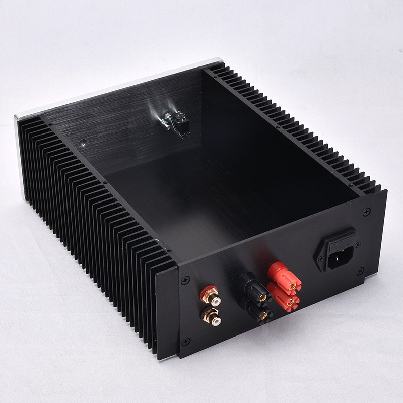 2109 Full aluminum power amplifier chassis preamplifier enclosure DAC box 212*90*257mm with RCA terminals