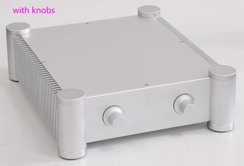 New RD2607 Round Full Aluminum hifi power Amplifier Chassis PSU Shell DIY Case