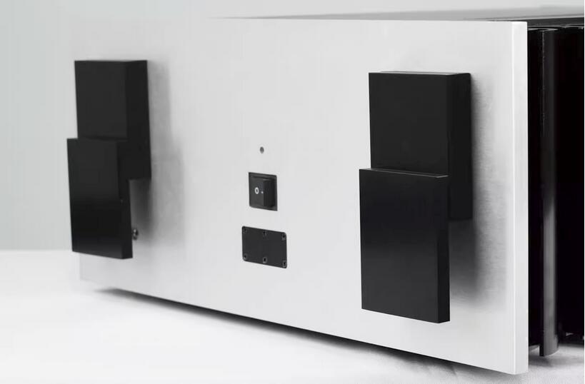 4821 Full aluminum chassis power amplifier chassis class A enclosure PSU box side heatsink