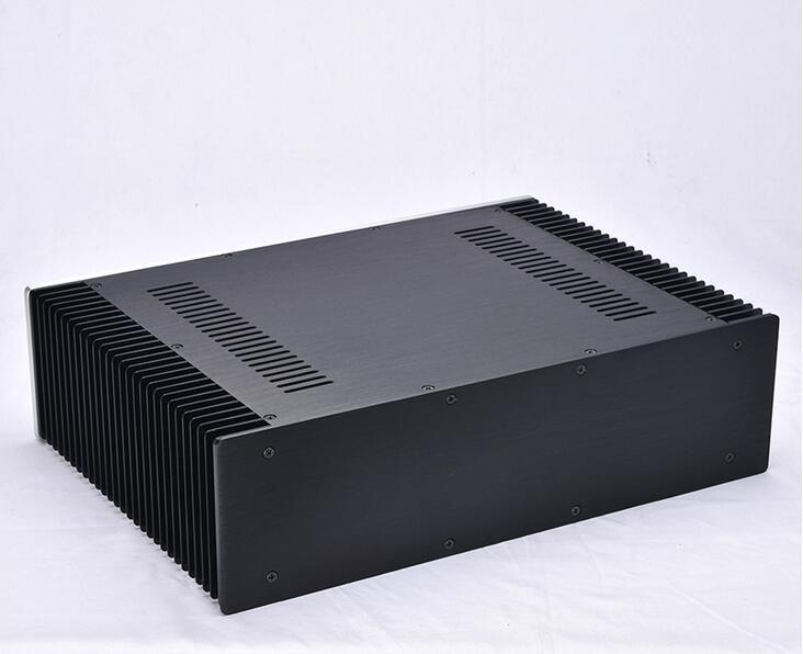 4312C Full aluminum DIY chassis power amplifier case hifi class A DIY enclosure preamplifier box 430X120X314mm