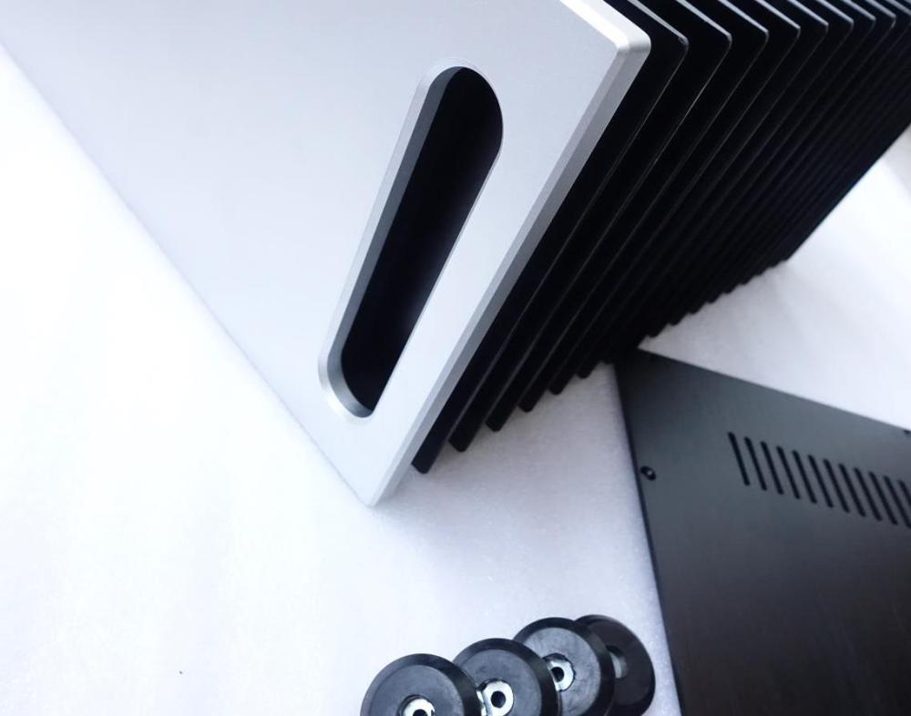 4320A All-aluminum Amplifier Chassis DIY Large Case Audio Amplifier Enclosure 430MM X 200MM X 418MM