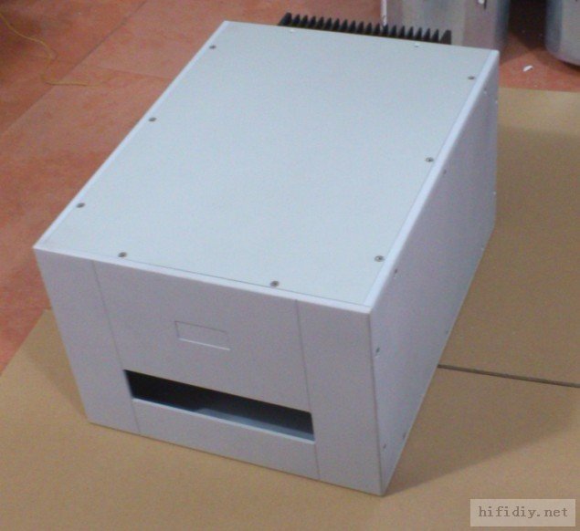 Luxury 3324 Full Aluminum Enclosure Audio Amplifier Chassis DIY Box Big Case with heatsink