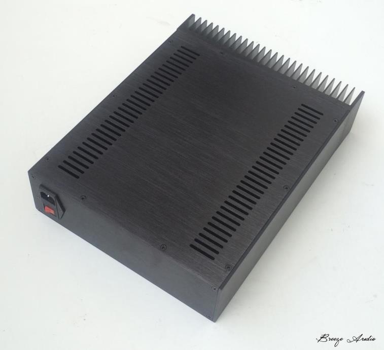 A09 Full Aluminum enclosure Preamp chassis Power amplifier case/hifi box size 300*90*400mm