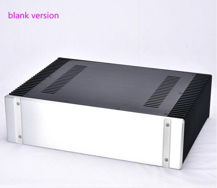 4312C Full aluminum DIY chassis power amplifier case hifi class A DIY enclosure preamplifier box 430X120X314mm