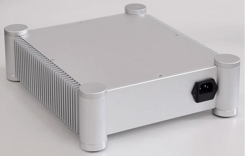 New RD2607 Round Full Aluminum hifi power Amplifier Chassis PSU Shell DIY Case