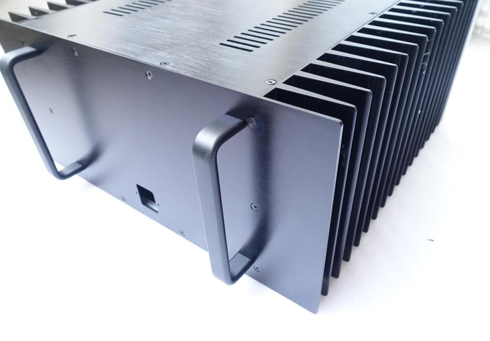 4320A All-aluminum Amplifier Chassis DIY Large Case Audio Amplifier Enclosure 430MM X 200MM X 418MM